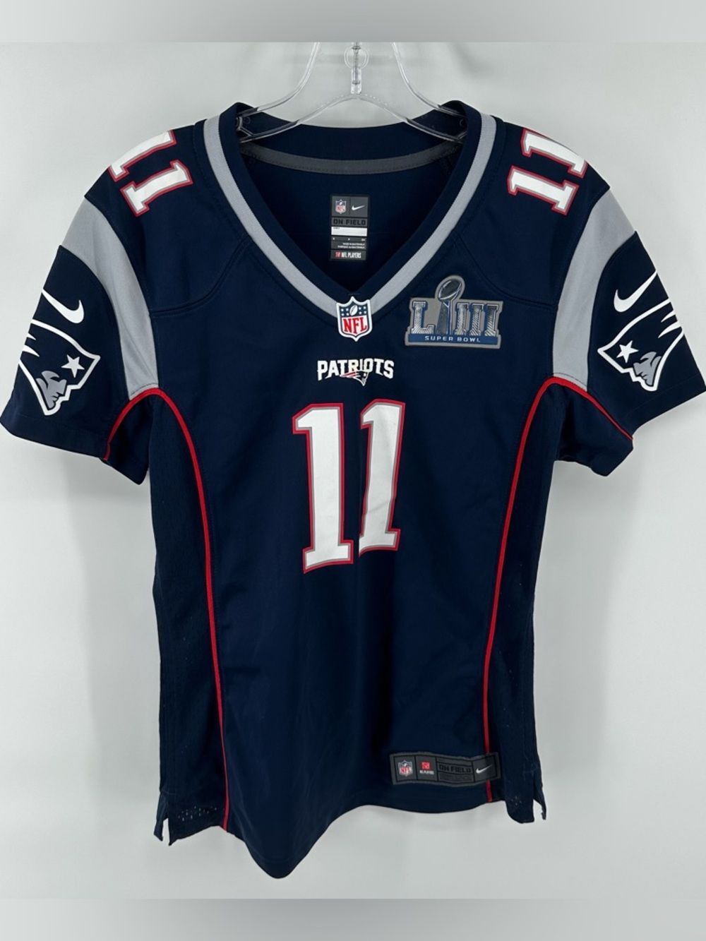 Nike New England Patriots Super Bowl LIII MVP EDELMAN women’s jersey authentic